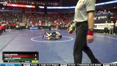 3A-113 lbs Champ. Round 1 - Ashton Wisneski, Pleasant Valley vs Evan Simpson, Cedar Falls