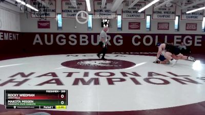 285 lbs 3rd Place Match - Rocky Wiedman, Sioux Falls vs Makota Misgen, Minnesota State Mankato