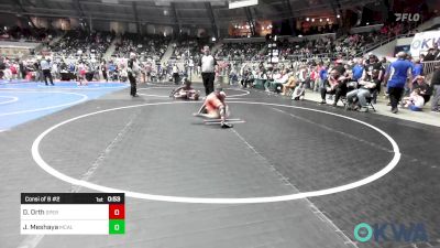 85 lbs Consi Of 8 #2 - Derek Orth, Sperry Wrestling Club vs Jacob Meshaya, Mcalester Youth Wrestling