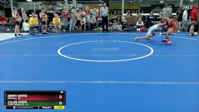 84 lbs Round 5 (8 Team) - Caleb Hodo, Terps Xpress ES vs Jimmy Smith, Seagull