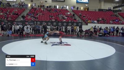 41 kg 7th Place - Lucas Forman, Nevada Elite Wrestling vs Luke Loren, Sunkist Kids Monster Garage