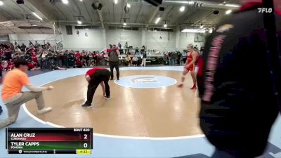 144 lbs Champ. Round 3 - Alan Cruz, Coronado vs Tyler Capps, Pomona