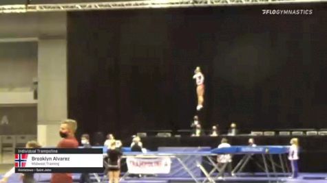 Brooklyn Alvarez - Individual Trampoline, Midwest Training - 2021 USA Gymnastics Championships