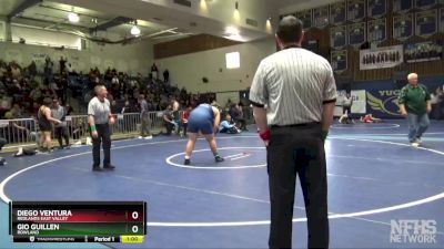 285 lbs Cons. Round 4 - Diego Ventura, Redlands East Valley vs Gio Guillen, Rowland