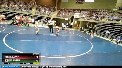 81 lbs Round 3 - Dylan Stubbs, Kanab Cowboys vs Carter Jenson, CARBON