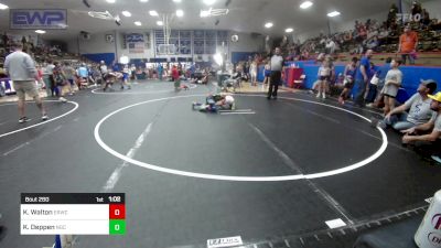 64 lbs Final - Kaygan Walton, El Reno Wrestling Club vs Keb Deppen, Norman Grappling Club