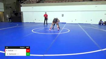 112 lbs Quarterfinal - Amaya Yoshizumi, Swamp Monsters Wrestling Club vs Kailey Salazar, Selma High School Wrestling