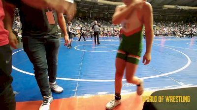 80 lbs Round Of 16 - Tripp Farrington, Crazy Goats vs Bentley Wilson, Moyer Elite