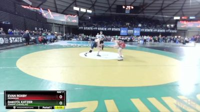 1B/2B 150 Cons. Round 2 - Dakota Katzer, Jenkins (Chewelah) vs Evan Roxby, Okanogan