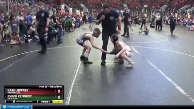 81 lbs Cons. Semi - Kash Jeffrey, Pinckney WC vs Ryker Kennedy, Pack Elite