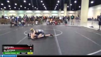 98 lbs Round 4 (8 Team) - Colton Bell, CFWA vs Eli Jolicoeur, Suwannee