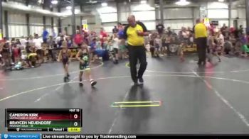 47 lbs Round 1 (6 Team) - Cameron Kirk, Untouchables White vs Braycen Neuendorf, Missouri Gold