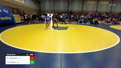 193 lbs Round Of 16 - Matthew Gutierrez, Brawley vs Eugenio Franco, Corona Del Mar