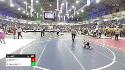 81 lbs Consi Of 8 #1 - Stihl Ballard, Colorado Outlaws vs Nicholas Domiguez, Victory Wrestling Club