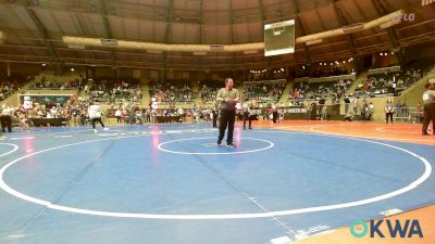 46 lbs Round Of 32 - Samuel Voss, Skiatook Youth Wrestling vs Fernando Cerda, OKC Saints Wrestling