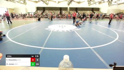 101 lbs Rr Rnd 5 - Evan Kowalsky, Maine Trappers vs Braden Jones, Apex