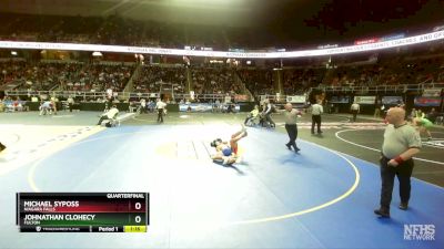 I-160 lbs Quarterfinal - Michael Syposs, Niagara Falls vs Johnathan Clohecy, Fulton