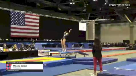 Mikaela Snider - Double Mini Trampoline, Air Extreme - 2021 USA Gymnastics Championships