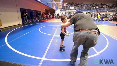 60 lbs Round Of 16 - James Staten, Jr, Dark Cloud Wrestling Club vs Maddix Spencer, Keystone Kids