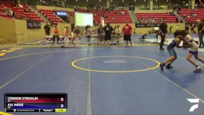 86 lbs Cons. Semi - Connor Stricklin, KS vs Kai Weiss, KS