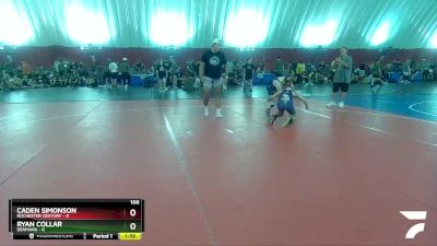 106 lbs Round 4 (16 Team) - Ryan Collar, Denmark vs Caden Simonson, Rochester Century