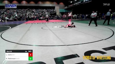 64 lbs Rr Rnd 2 - Landon Caro, Mat Demon Wrestling Club vs Kyler Robinson, Shootbox