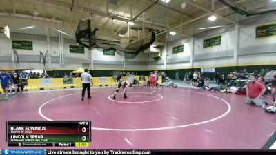 150 lbs Semifinal - Lincoln Spear, Sundawg Wrestling Club vs Blake Edwards, Touch Of Gold