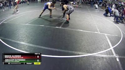 275 lbs Quarterfinal - Brock Alvidrez, Wood River Wrestling Club vs Abraham Gutierrez, Sherman Challengers