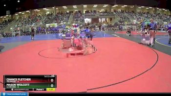 122 lbs Semis & 1st Wrestleback (8 Team) - Mason Wolcott, La Grande vs Chance Fletcher, Tillamook