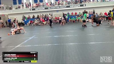 140 lbs Round 5 (6 Team) - Jacob Perry, U2 Upstate Uprising vs Logan Miller, Eagle Empire