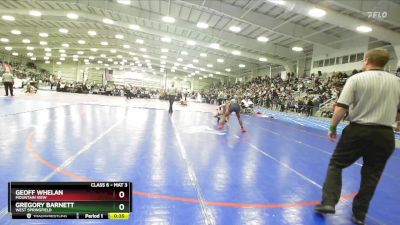 6-138 lbs Cons. Round 3 - Gregory Barnett, West Springfield vs Geoff Whelan, Mountain View