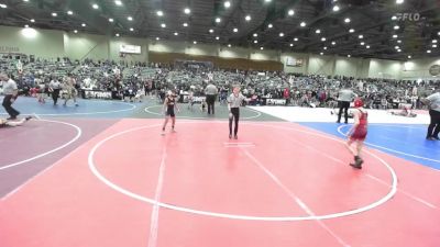 69 lbs Semifinal - Knox Peasley, Omak Wrecking Crew vs Luke Cruz, Dark Horse WC