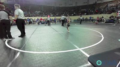 55 lbs Consi Of 8 #2 - Brantlee Coffey, Wagoner Takedown Club vs Labrayon Nichols, Tulsa North Mabee Stampede