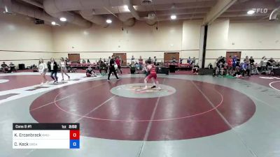 63 kg Cons 8 #1 - Kaden Ercanbrack, NMU-National Training Center vs Cael Keck, Greater Heights Wrestling