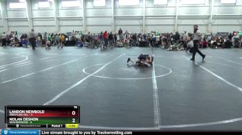 76 lbs Round 7 (8 Team) - Nolan Deshon, Neighborhood vs Landon Newbold, Wrestling Mill