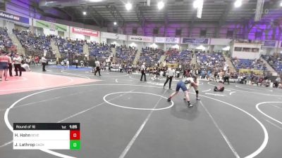 165 lbs Round Of 16 - Hayden Hahn, Severance Middle School vs Jaxson Lathrop, Cache La Poudre Middle School