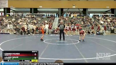 113 lbs Semifinals (8 Team) - Louden Wolfe, Blackwell vs Conner Pounds, Sperry