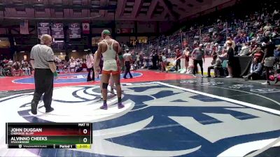 4A-190 lbs Quarterfinal - John Duggan, Cherokee Bluff vs Alvinno Cheeks, Stockbridge