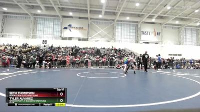 85 lbs Cons. Round 4 - Tyler Alvarez, Spencerport Jr Rangers Wrestling Club vs Seth Thompson, Revolution Elite Wrestling