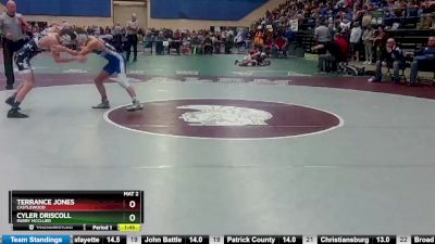 1 - 106 lbs Quarterfinal - Terrance Jones, Castlewood vs Cyler Driscoll, Parry McCluer