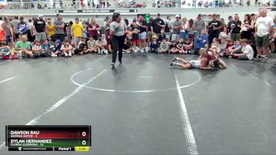 84 lbs Semis & 1st Wrestleback (8 Team) - Dylan Hernandez, Florida Scorpions vs Dawson Rau, Georgia United