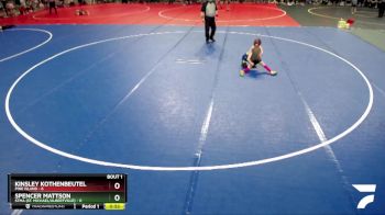 50 lbs Semis (4 Team) - Spencer Mattson, STMA (St. Michael/Albertville) vs Kinsley Kothenbeutel, Pine Island