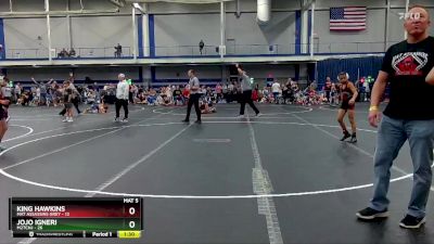 80 lbs Round 2 (8 Team) - Jojo Igneri, M2TCNJ vs King Hawkins, Mat Assassins Grey