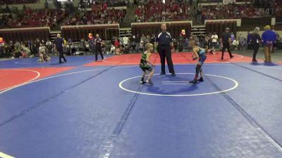 58 lbs Cons. Round 3 - Spencer Pentland, Billings Wrestling Club vs Kayden Hogan, Stillwater Gladiators