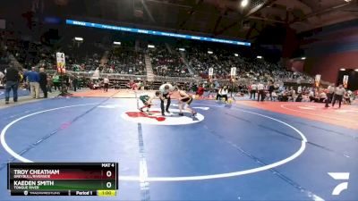 2A-113 lbs Cons. Round 1 - Kaeden Smith, Tongue River vs Troy Cheatham, Greybull/Riverside