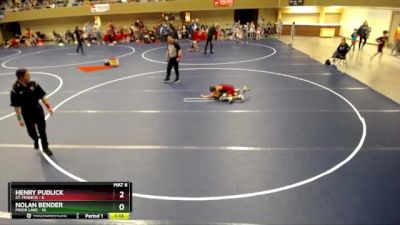 64 lbs Semis & 1st Wrestleback (8 Team) - Henry Pudlick, St. Francis vs Nolan Bender, Prior Lake