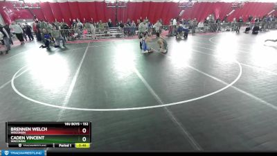 132 lbs Cons. Round 2 - Caden Vincent, Wisconsin vs Brennen Welch, Wisconsin