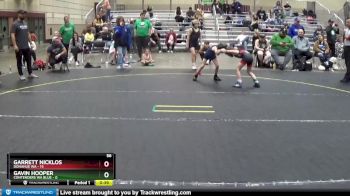 56 lbs Semis & 1st Wrestleback (8 Team) - Garrett Nicklos, Donahue WA vs Gavin Hooper, Contenders WA Blue