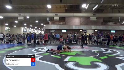 86 kg Cons 32 #2 - Wyatt Ferguson, CLT Regional Training Center vs Peter Snyder, Maryland