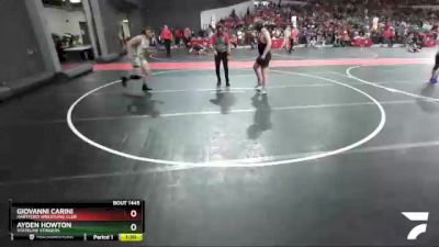 210 lbs Cons. Round 2 - Ayden Howton, Stateline Stingers vs Giovanni Carini, Hartford Wrestling Club